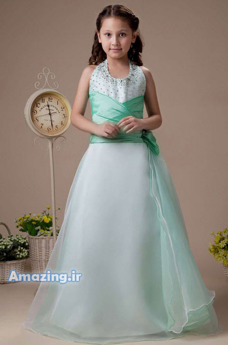 مدل لباس مجلسی و لباس عروس پرنسسی بچه گانه دخترانه 