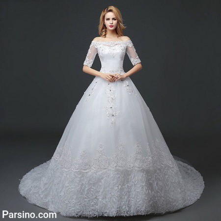 زیباترین لباس عروس پرنسسی , مدل لباس عروس دامن پفی